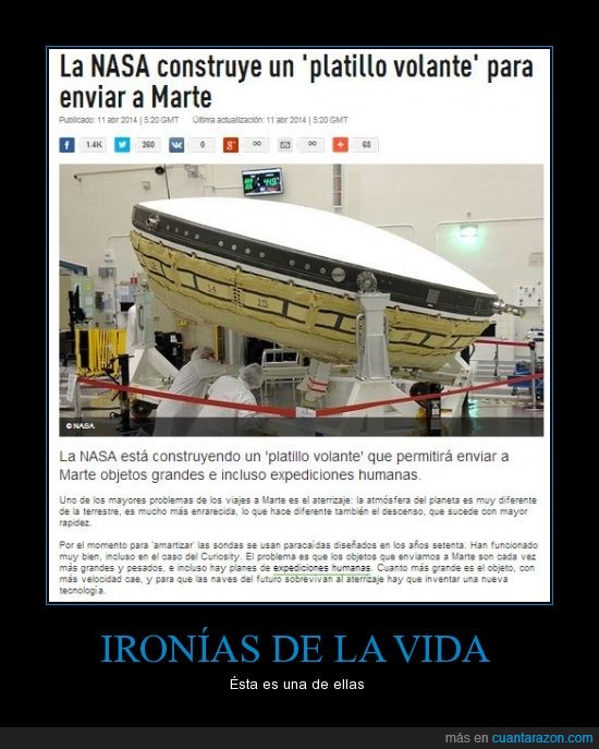 marte,platillo,ironia,NASA,ovnis,volador,alien,i want to believe